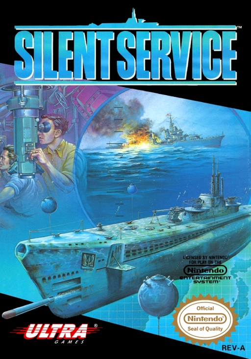 Silent Service (USA) (Rev 1) box art